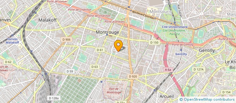 localisation de l'entreprise OPTILIAN à MONTROUGE