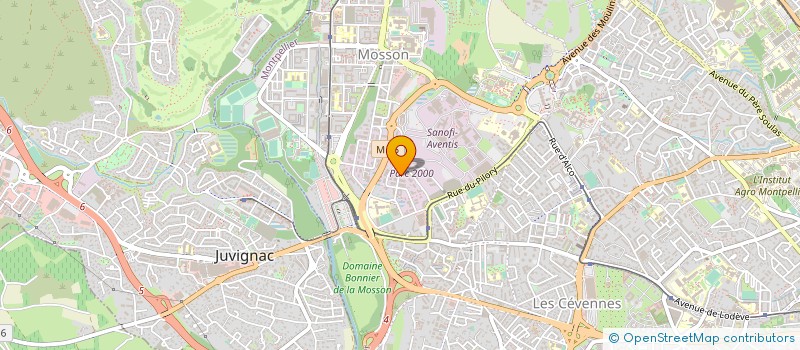 localisation de l'entreprise OPTILINE RESEAUX TELECOMS  CLERMONT-FERRAND