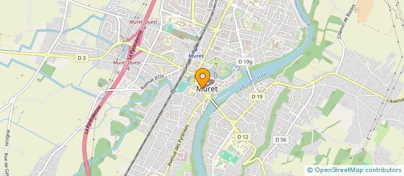 localisation de l'entreprise OPTILLUSION  MURET