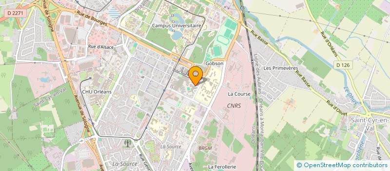 localisation de l'entreprise OPTILOGE  ORLEANS