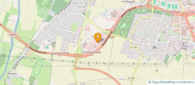 localisation de l'entreprise OPTILUM à FLEURY-SUR-ORNE