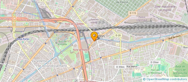 localisation de l'entreprise OPTILUX MLT à PANTIN