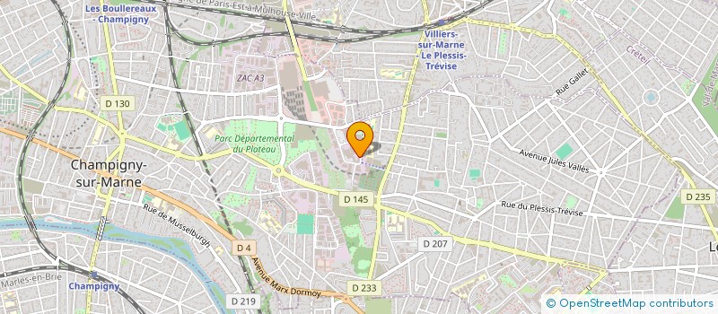 localisation de l'entreprise OPTIM à CHAMPIGNY-SUR-MARNE