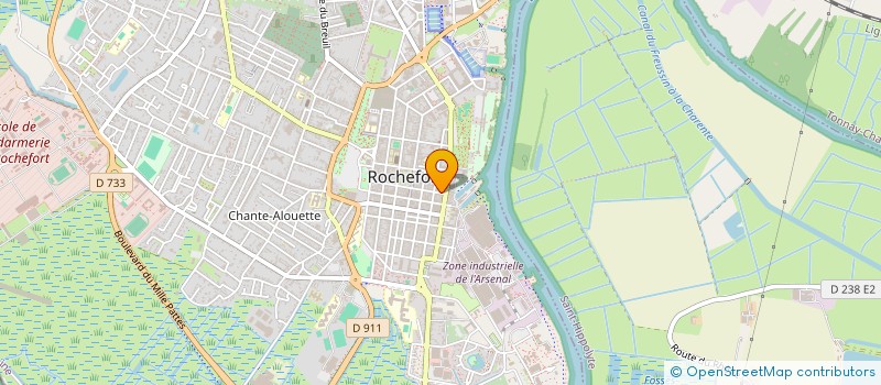 localisation de l'entreprise OPTIM'ARCHITECTURE  ROCHEFORT