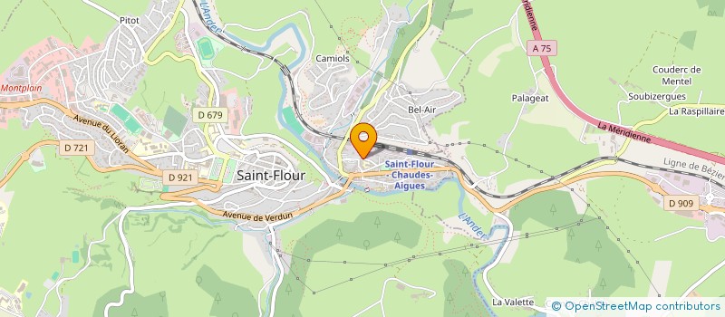 localisation de l'entreprise OPTIM CEYRAT à SAINT-FLOUR