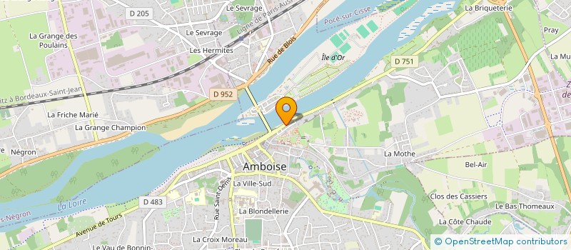 localisation de l'entreprise OPTIM COURTAGE  AMBOISE