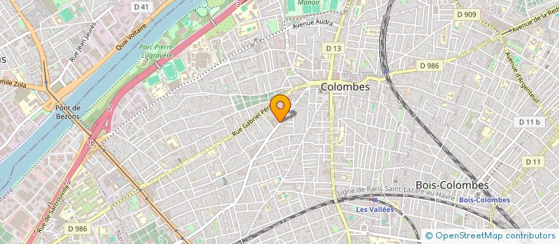 localisation de l'entreprise OPTIM DECO à COLOMBES