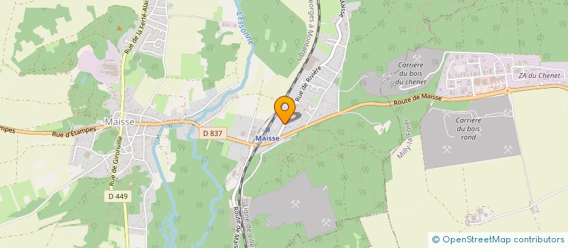 localisation de l'entreprise OPTIM EC CONSEILS & FORMATIONS  MAISSE