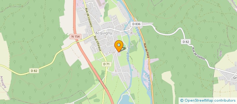 localisation de l'entreprise OPTIM ESPACE à ACQUIGNY