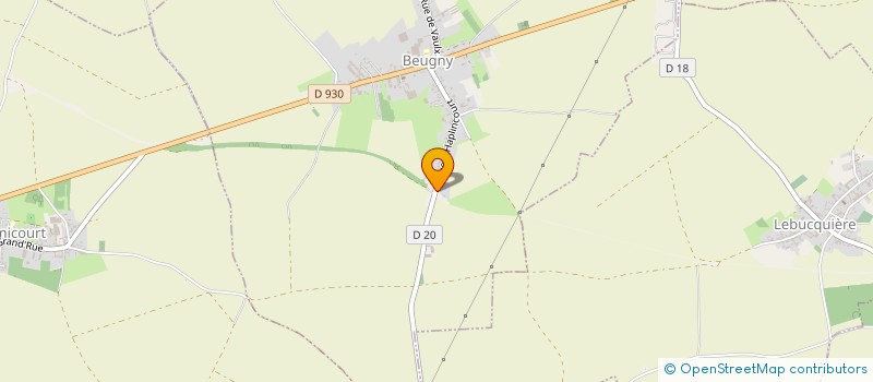 localisation de l'entreprise OPTIM'HOME TRAVAUX  BEUGNY