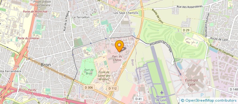 localisation de l'entreprise OPTIM INDUSTRIES à BRON