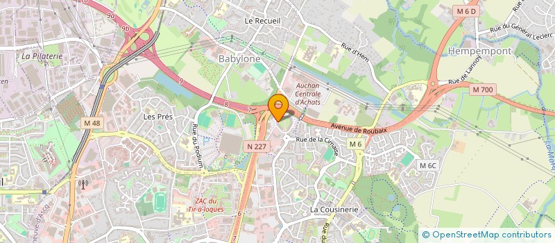 localisation de l'entreprise OPTIM-INVEST à VILLENEUVE-D'ASCQ