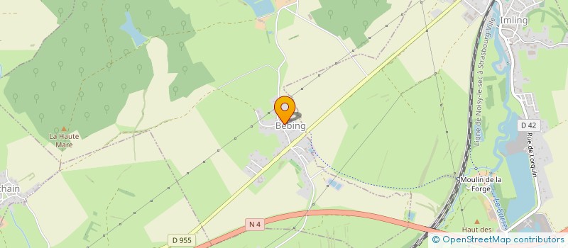 localisation de l'entreprise OPTIM'ISA  BEBING