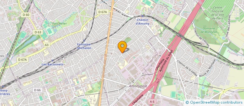 localisation de l'entreprise OPTIM MENUISERIE à ANTONY