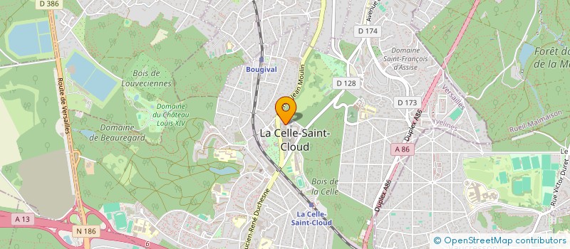 localisation de l'entreprise OPTIM PME  LA CELLE-SAINT-CLOUD