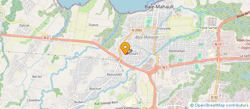 localisation de l'entreprise OPTIM' RH  BAIE-MAHAULT