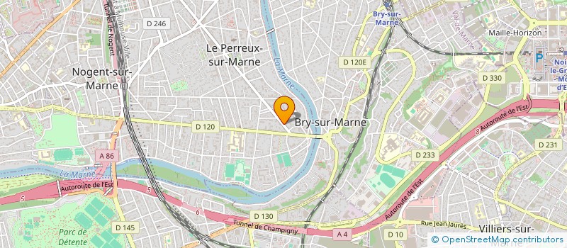 localisation de l'entreprise OPTIM'RH  LE PERREUX-SUR-MARNE