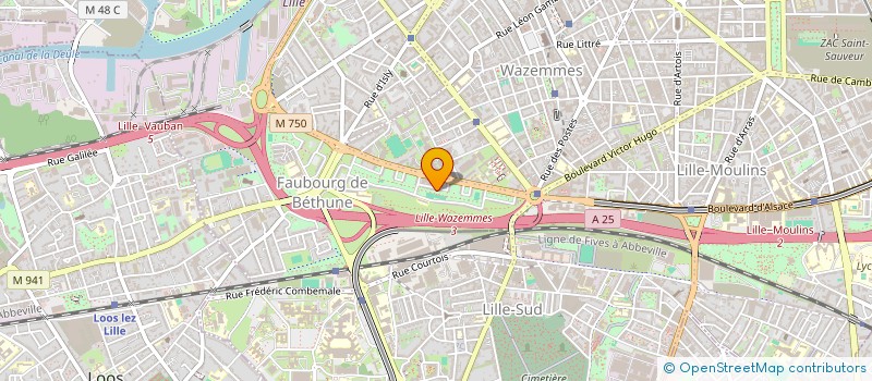 localisation de l'entreprise OPTIM SECURITE INCENDIE à LILLE