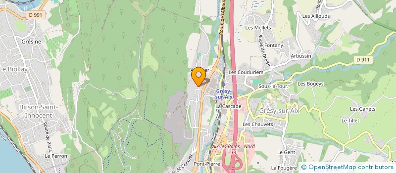 localisation de l'entreprise OPTIM&SENS à GRESY-SUR-AIX