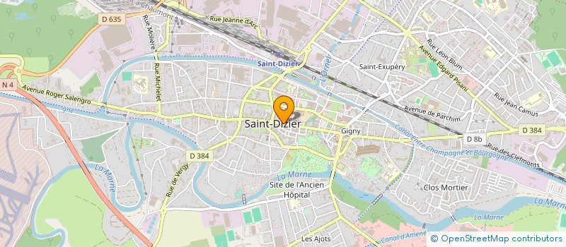 localisation de l'entreprise OPTIMA à SAINT-DIZIER