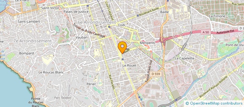 localisation de l'entreprise OPTIMA  MARSEILLE