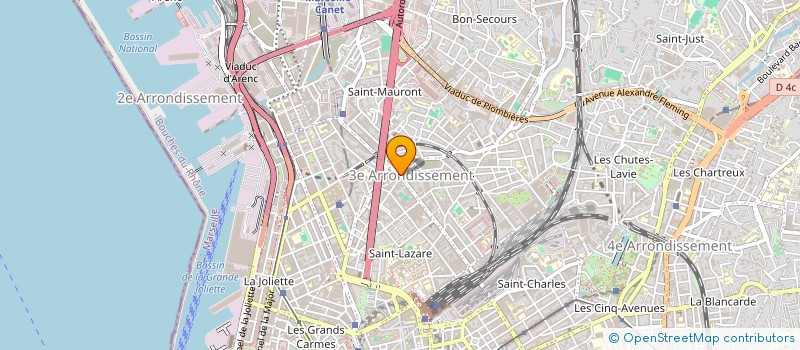 localisation de l'entreprise OPTIMA à MARSEILLE