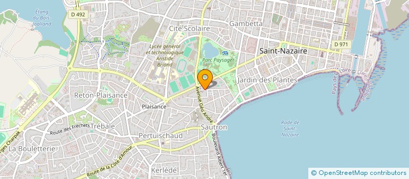 localisation de l'entreprise OPTIMA à SAINT-NAZAIRE