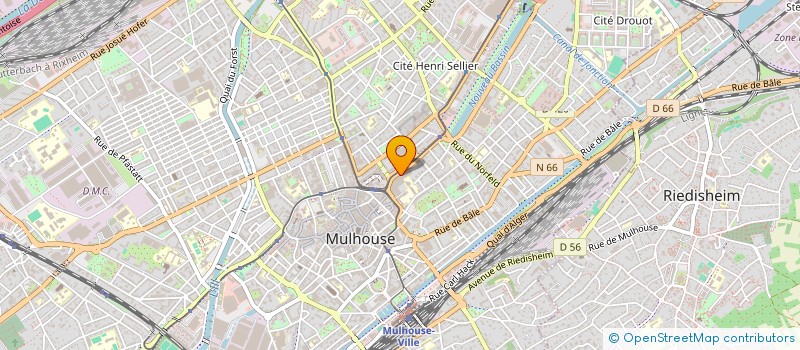 localisation de l'entreprise OPTIMA à MULHOUSE