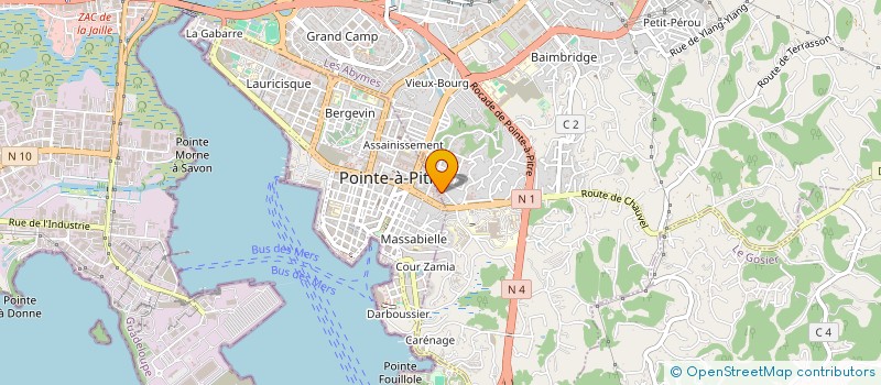 localisation de l'entreprise OPTIMA à LES ABYMES
