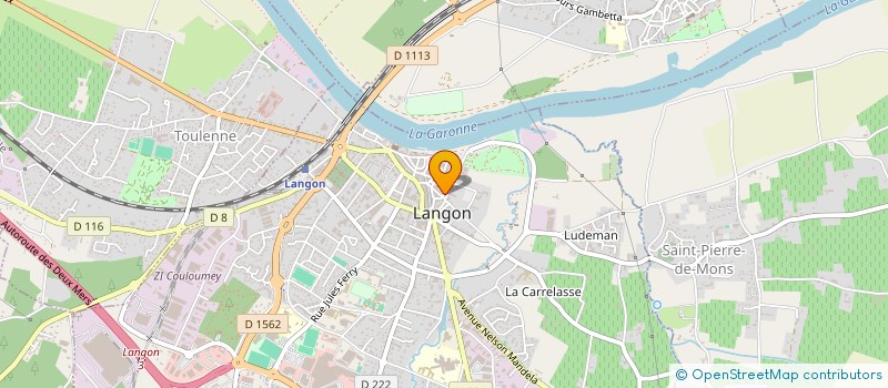 localisation de l'entreprise OPTIMA  LANGON