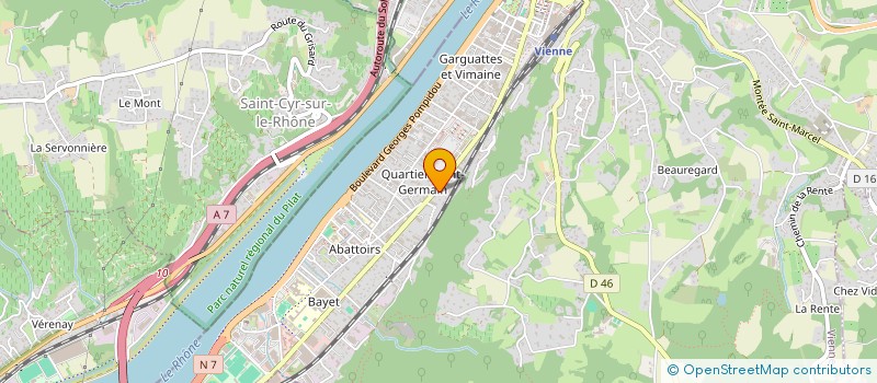 localisation de l'entreprise OPTIMA à VIENNE