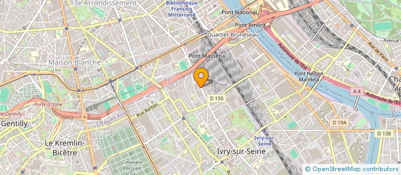 localisation de l'entreprise OPTIMA CAPITAL  IVRY SUR SEINE