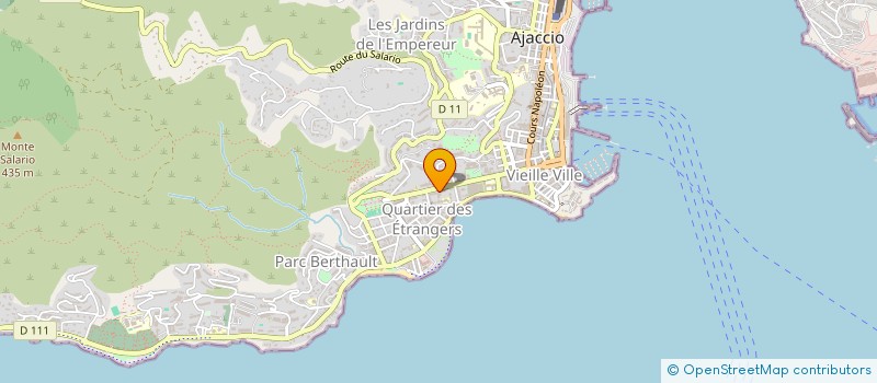 localisation de l'entreprise OPTIMA CHANTIERS à AJACCIO