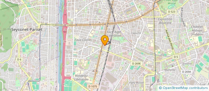 localisation de l'entreprise OPTIMA COMPTA  GRENOBLE