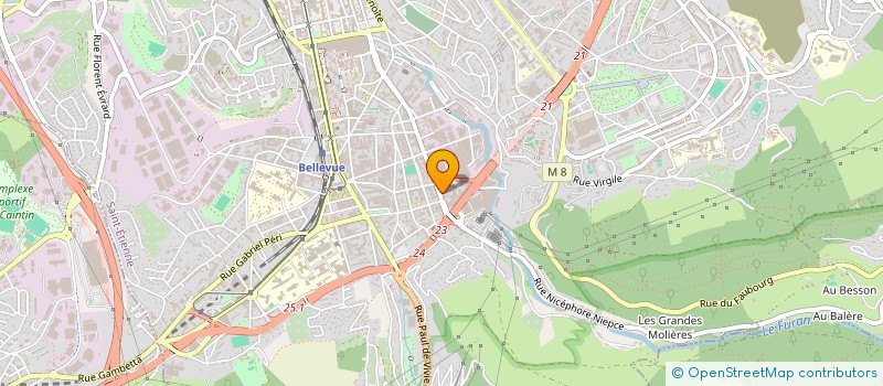 localisation de l'entreprise OPTIMA CONCEPT à SAINT-ETIENNE