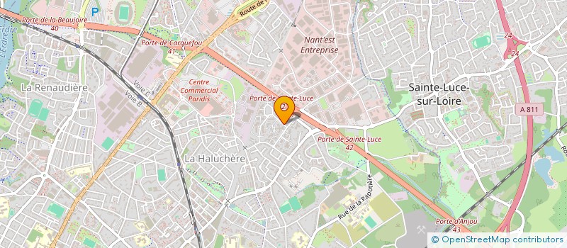 localisation de l'entreprise OPTIMA CONCEPT à NANTES