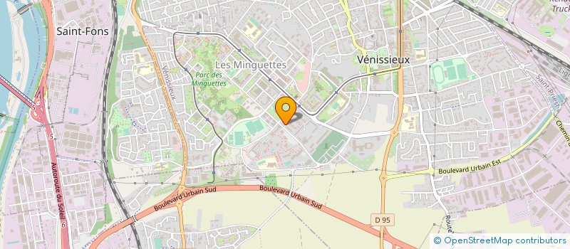 localisation de l'entreprise OPTIMA CONNECT à VENISSIEUX