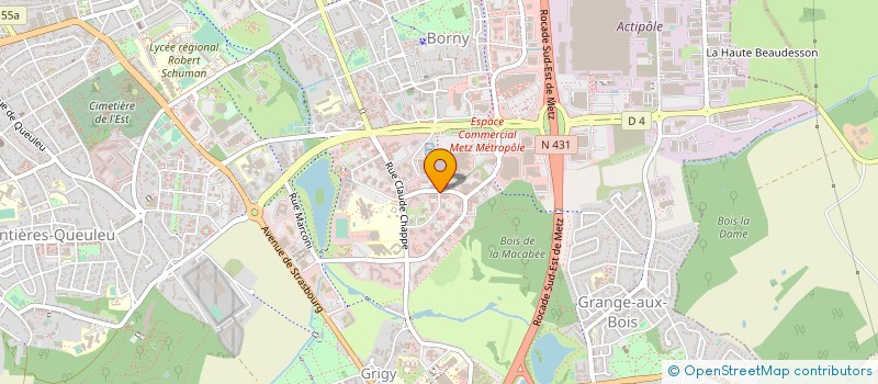 localisation de l'entreprise OPTIMA CONSULTANTS  METZ