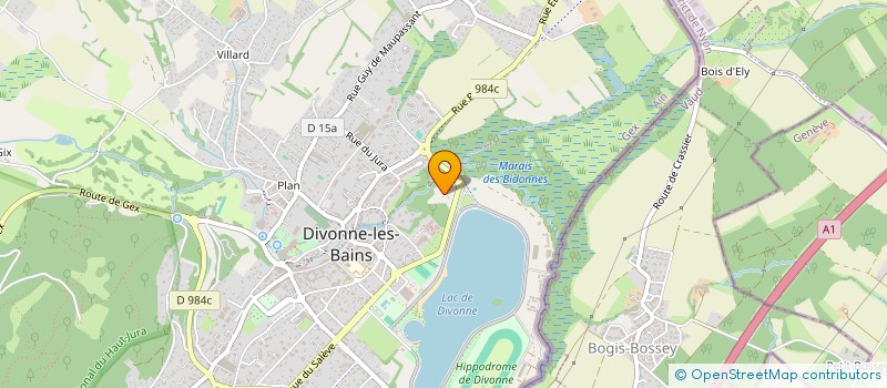 localisation de l'entreprise OPTIMA DESIGN PLUS à DIVONNE-LES-BAINS