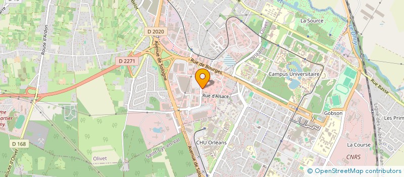 localisation de l'entreprise OPTIMA EXPERTS HABITAT à OLIVET