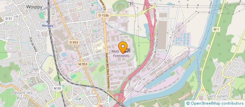 localisation de l'entreprise OPTIMA GRAND EST  METZ