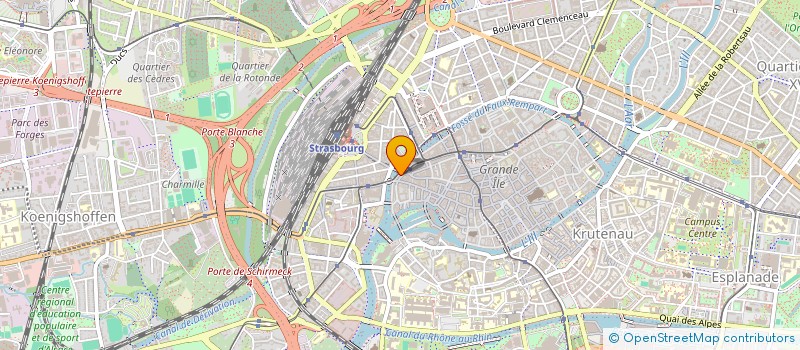 localisation de l'entreprise OPTIMA INFORMATIQUE à STRASBOURG