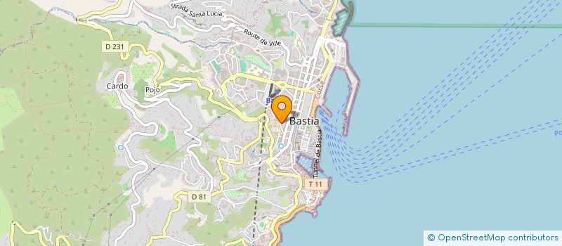 localisation de l'entreprise OPTIMA INVEST à BASTIA
