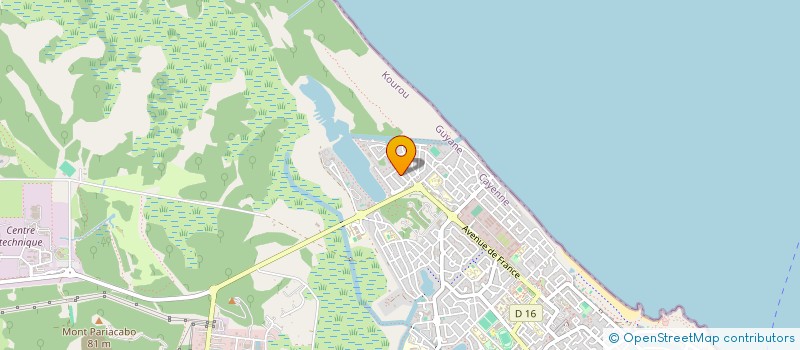 localisation de l'entreprise OPTIMA PAIE  KOUROU