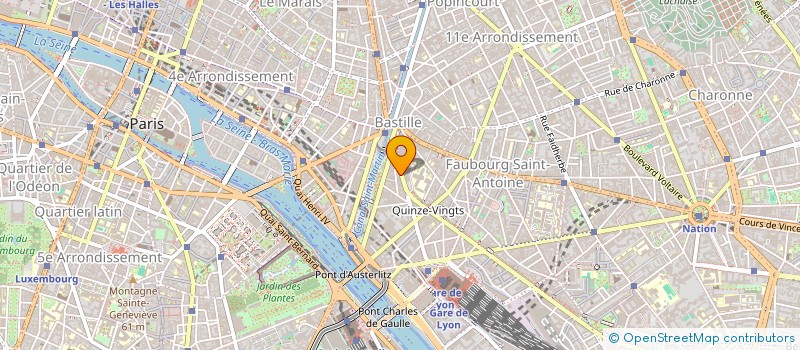 localisation de l'entreprise OPTIMA  SANTE  PARIS