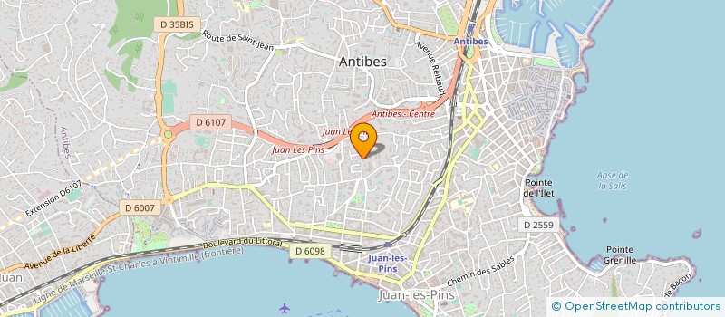 localisation de l'entreprise OPTIMA SERVICES à ANTIBES
