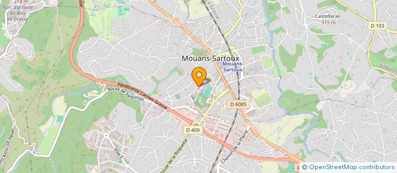 localisation de l'entreprise OPTIMA TAXIDIA CONSULTING  MOUANS-SARTOUX