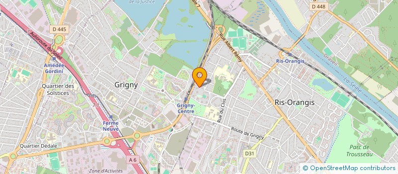 localisation de l'entreprise OPTIMAFIN CONSULTING à RIS-ORANGIS