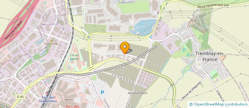 localisation de l'entreprise OPTIMAIL LOGISTIC SAS à TREMBLAY-EN-FRANCE