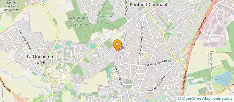 localisation de l'entreprise OPTIMAL  LA QUEUE-EN-BRIE